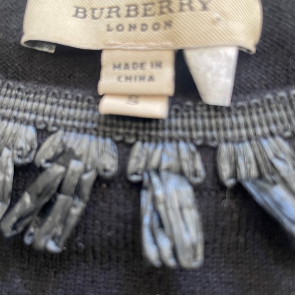 Burberry black sweater with fringe  - Size small - Picture 6 of 7